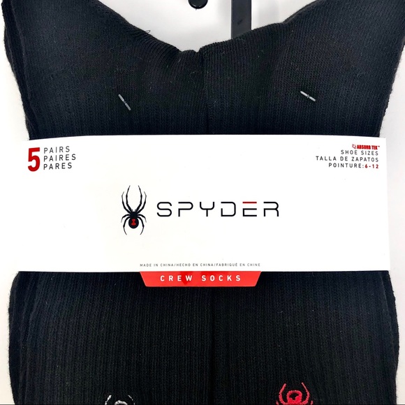 Spyder Men’s Crew Socks | 5 Pairs - Picture 2 of 7